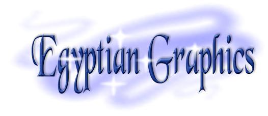 Egyptian theme graphic