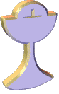 animated chalice with host rotating