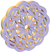 circular animated Islamic pattern