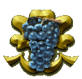 blue grape button