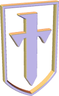 animated cross on shield