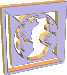 Earth Day globe symbol