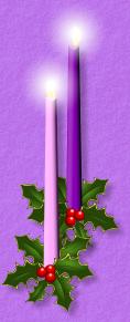 right Advent candles