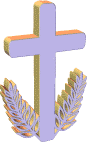 cross with palm