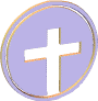Latin cross in circle