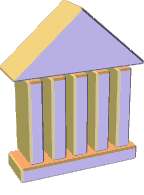 rotating Greek temple
