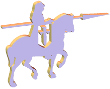 templar on horse with spear