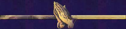 praying hands divider
