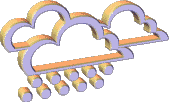 animated clouds and snow icon
