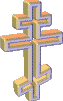 reversed orthodox cross