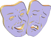 animated comedy tragedy masks