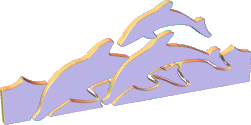 dolphins jumping in ocean clip art