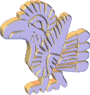 Mayan gold bird