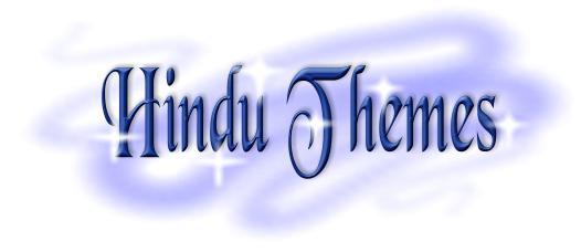 Hindu themes 
graphic